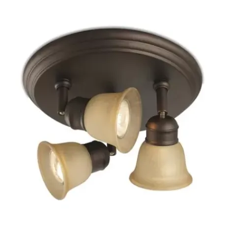 * Indoor Lighting|Flash Sale Patriot Lighting® Port Oil-Rubbed Bronze 3-Light Flush Mount Ceiling Light