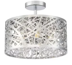 * Indoor Lighting|Hot Sale Patriot Lighting® Elegant Home Braylen Chrome 5-Light Semi-Flush Mount Ceiling Light