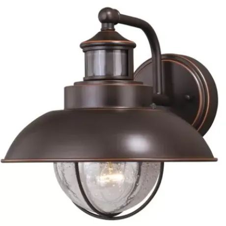 * Outdoor Lighting|Hot Sale Patriot Lighting® Dualux® Harwich Burnished Bronze Outdoor Wall Light