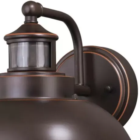 * Outdoor Lighting|Hot Sale Patriot Lighting® Dualux® Harwich Burnished Bronze Outdoor Wall Light