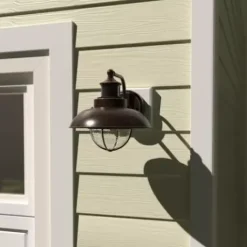 * Outdoor Lighting|Hot Sale Patriot Lighting® Dualux® Harwich Burnished Bronze Outdoor Wall Light