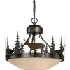 * Indoor Lighting|Hot Sale Patriot Lighting® Bryce Burnished Bronze 3-Light Pendant/Semi-Flush Mount Ceiling Light