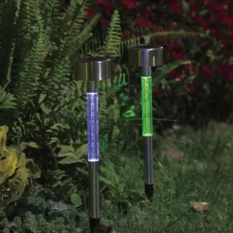 * Outdoor Lighting|Hot Sale Patriot Lighting® Solar Integrated Led Foley Stainless Steel Landscape Light