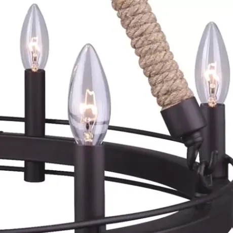 * Indoor Lighting|Hot Sale Patriot Lighting® Dawsyn Oil-Rubbed Bronze 6-Light Chandelier
