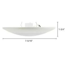 * Indoor Lighting|Hot Sale Patriot Lighting® 7″ White Disc Light – 2 Pack