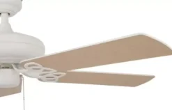 * Ceiling Fans|Hot Sale Patriot Lighting™ Pryce 52″ White Indoor Ceiling Fan