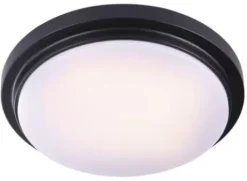 * Indoor Lighting|Hot Sale Patriot Lighting® Flinn Black Led Flush Mount Ceiling Light 2-Pack