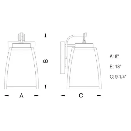 * Outdoor Lighting|Hot Sale Patriot Lighting® Granville Oil-Burnished Bronze Outdoor Wall Light