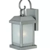 * Outdoor Lighting|Hot Sale Patriot Lighting® Meridian Painted Brushed Nickel Outdoor Wall Light