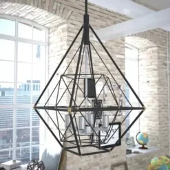 * Indoor Lighting|Hot Sale Patriot Lighting® Bartlett Oil Rubbed Bronze 4 Light Pendant