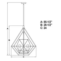* Indoor Lighting|Hot Sale Patriot Lighting® Bartlett Oil Rubbed Bronze 4 Light Pendant