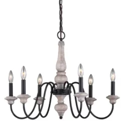 * Indoor Lighting|Hot Sale Patriot Lighting® Georgetown Oil Burnised Bronze 6 Light Chandelier