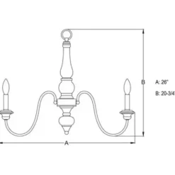 * Indoor Lighting|Hot Sale Patriot Lighting® Georgetown Oil Burnised Bronze 6 Light Chandelier