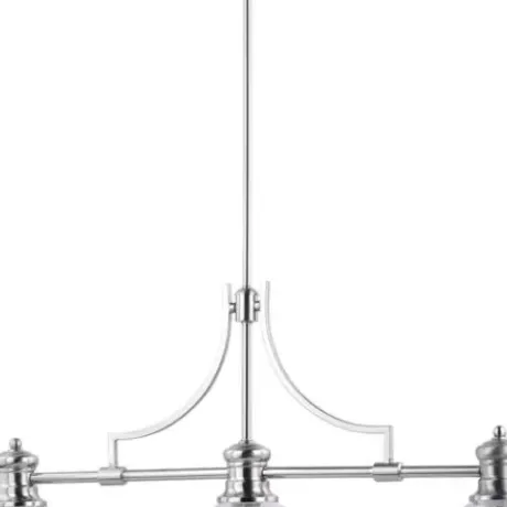 * Indoor Lighting|New Patriot Lighting® Beloit Satin Nickel 3 Light Chandelier