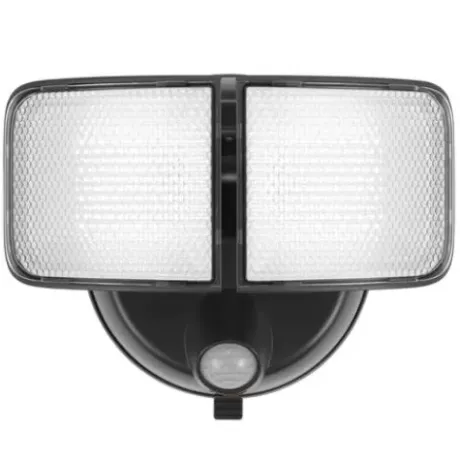 * Outdoor Lighting|New Patriot Lighting® Bronze Led Dual Head Motion Sensor Outdoor Security Flood Light