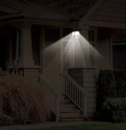 * Outdoor Lighting|New Patriot Lighting® Bronze Led Dual Head Motion Sensor Outdoor Security Flood Light
