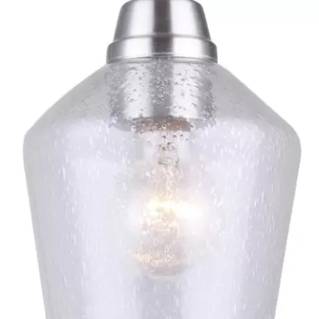 * Indoor Lighting|New Patriot Lighting® Caylon Brushed Nickel 1 Light Pendant