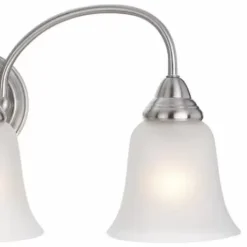 * Indoor Lighting|New Patriot Lighting® Chesley Satin Nickel 3-Light Vanity Light