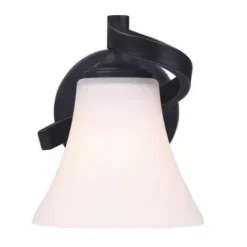 * Indoor Lighting|New Patriot Lighting® Dee Rubbed Antique Bronze 1-Light Vanity Light