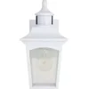 * Outdoor Lighting|New Patriot Lighting® Dualux Eloise Ii White Motion Sensor Outdoor Security Wall Light