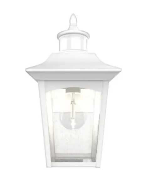 * Outdoor Lighting|New Patriot Lighting® Dualux Eloise Ii White Motion Sensor Outdoor Security Wall Light
