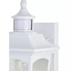 * Outdoor Lighting|New Patriot Lighting® Dualux Eloise Ii White Motion Sensor Outdoor Security Wall Light