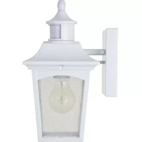 * Outdoor Lighting|New Patriot Lighting® Dualux Eloise Ii White Motion Sensor Outdoor Security Wall Light