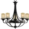 * Indoor Lighting|New Patriot Lighting Elegant Home Patriot Lighting® Elegant Home Oakland 5-Light Reclaimed Wood Chandelier