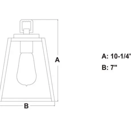 * Indoor Lighting|New Patriot Lighting® Grant Black 1 Light Mini Pendant