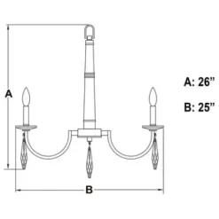 * Indoor Lighting|New Patriot Lighting® Hoyne Polished Nickel 5 Light Chandelier