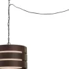 * Indoor Lighting|New Patriot Lighting® India Oil-Rubbed Bronze Swag Pendant