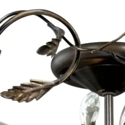* Indoor Lighting|New Patriot Lighting® Jardin Bronze Semi-Flush Mount Ceiling Light