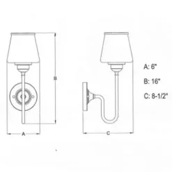 * Indoor Lighting|New Patriot Lighting® Kelsy Chrome 1 Light Vanity Light