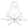 * Indoor Lighting|New Patriot Lighting® Lazio Chrome Integrated Led Chandelier