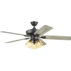 * Ceiling Fans|New Patriot Lighting™ Madeline 52″ Matte Black Indoor Led Ceiling Fan