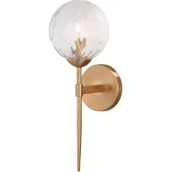 * Indoor Lighting|New Patriot Lighting® Olson Natural Brass 1 Light Wall Light