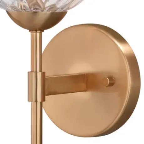 * Indoor Lighting|New Patriot Lighting® Olson Natural Brass 1 Light Wall Light