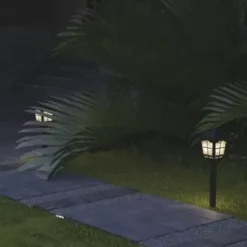 * Outdoor Lighting|New Patriot Lighting® Solar Integrated Led Mauldin Landscape Light – 6 Pack