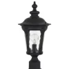 * Outdoor Lighting|New Patriot Lighting® Tomek Black Outdoor Post Light