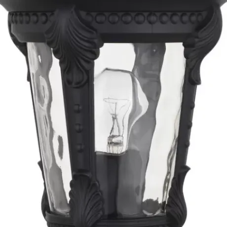 * Outdoor Lighting|New Patriot Lighting® Tomek Black Outdoor Post Light