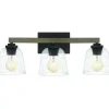 * Indoor Lighting|Outlet Patriot Lighting® Danae Matte Black 3-Light Vanity Light
