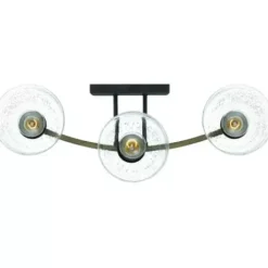 * Indoor Lighting|Outlet Patriot Lighting® Danae Matte Black 3-Light Vanity Light