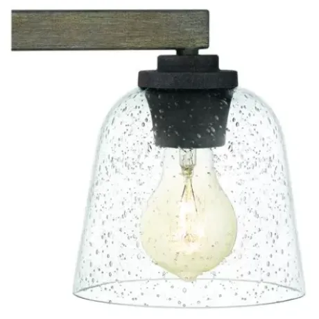 * Indoor Lighting|Outlet Patriot Lighting® Danae Matte Black 3-Light Vanity Light