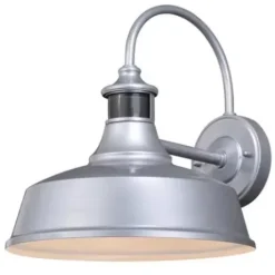 * Outdoor Lighting|Outlet Patriot Lighting® Dualux® Dorado Satin Silver Outdoor Wall Light