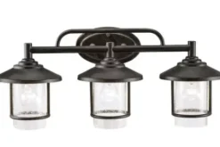 * Indoor Lighting|Outlet Patriot Lighting® Elegant Home Miner Bronze 3-Light Vanity Light