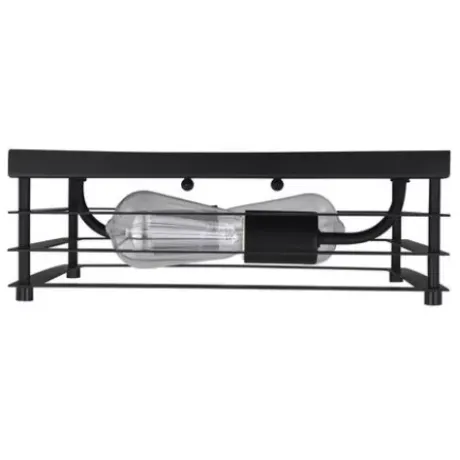 * Indoor Lighting|Outlet Patriot Lighting® Gaven Matte Black 2-Light Flush Mount Ceiling Light – 2 Pack