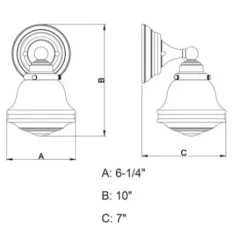 * Indoor Lighting|Outlet Patriot Lighting® Huntley Satub Nickel 1 Light Vanity Light
