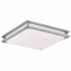 * Indoor Lighting|Outlet Patriot Lighting® Horizon Satin Nickel Flush Mount Ceiling Light