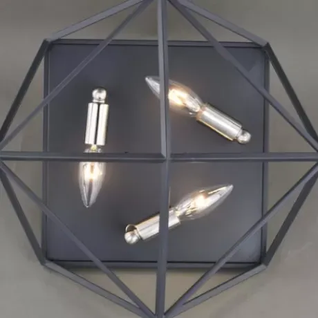 * Indoor Lighting|Outlet Patriot Lighting® Hailey Satin Nickel Flush Mount Ceiling Light