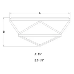 * Indoor Lighting|Outlet Patriot Lighting® Hailey Satin Nickel Flush Mount Ceiling Light